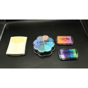 Color Box Petal Point Pigment Option Stamp Ink Pad Mist+2 Pigment Stamp Pad+More